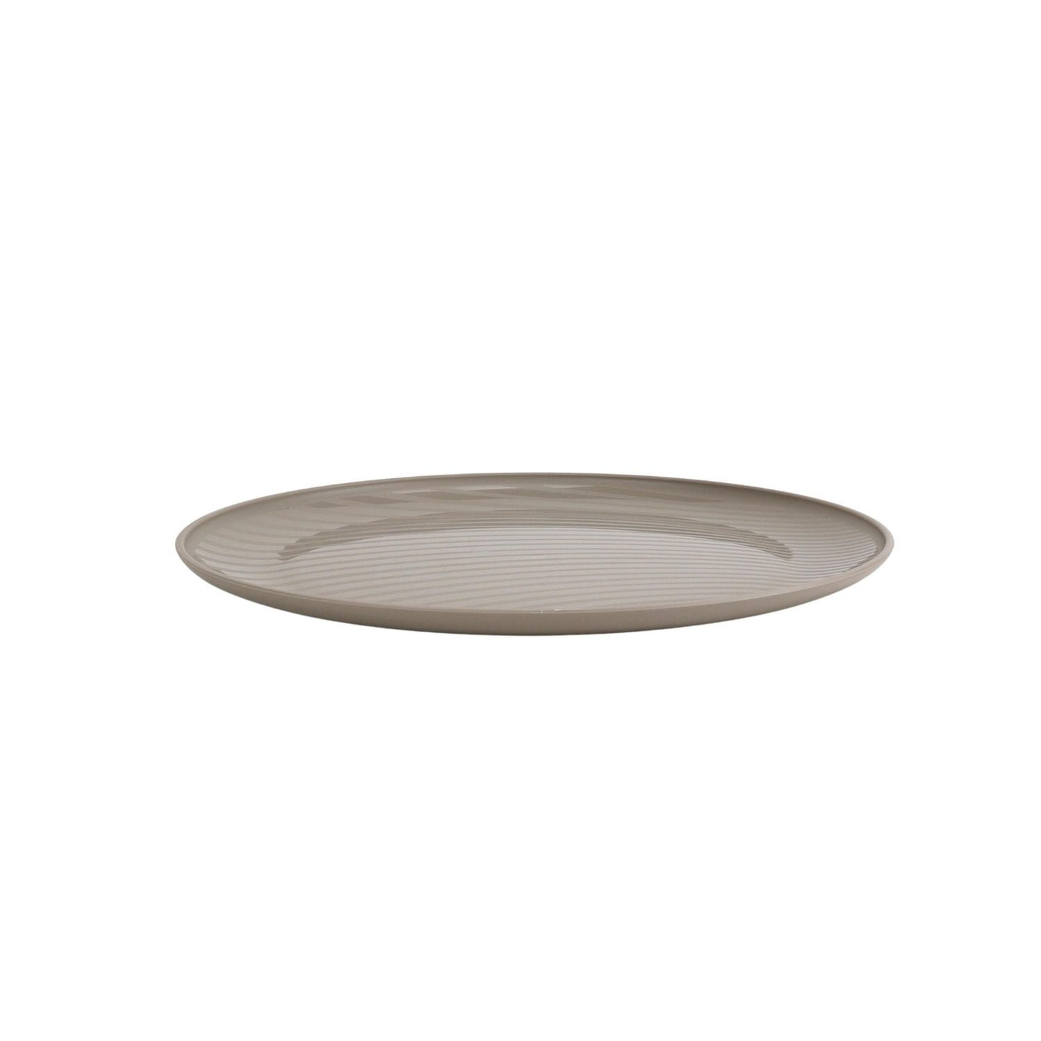 Mainstays Washed Stone Polypropylene Round Plate 1pc