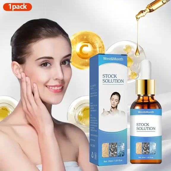 Collagen Serum- Face Tighting Serum, Deep Hydrating, Lifting Stock Solution for All Skin Types, Niacinamide & Hydrating Formula, Day Night Facial Skin Care, Women Beauty Serum-1.01oz/pcs