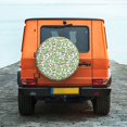 thumbnail image 6 of Susaid Happy Frogs Print Tire Covers,Waterproof Anti-UV Snow Sun Rain Tire Covers for RV,Truck, SUV, Trailer, Camper-17 inch, 6 of 6