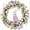 Multicolor_2, variant on JEWLALO Artificial Easter Wreaths for Front Door, 15 Inch Easter Wreath Colorful Artificial Eggs Wreath with Wooden Rabbit for Indoor Outdoor Holiday Celebration Decorations