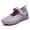Purple, variant on Women‘s Slip-On Walking Shoes – Easy On/Off with Hook & Loop Comfort-Focused Athletic Sneakers for Women Non-Slip Casual Shoes for Travel Work Outdoor