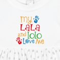 thumbnail image 4 of Inktastic Lala Lolo Loves Me Grandchild Girls Baby Dress, 4 of 5