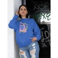 thumbnail image 2 of Muslim Woman Color Portrait Sweatshirt Women -Image by Shutterstock, Female XX-Large, 2 of 4