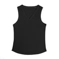 thumbnail image 3 of Bcfgryg Men's Sports Quick Drying Undershirt Casual V Neck Sleeveless T Shirt Shoulders Fitness Breathable Elastic Running Thin Summer Men's Clothing Men's Work Vest, 3 of 3