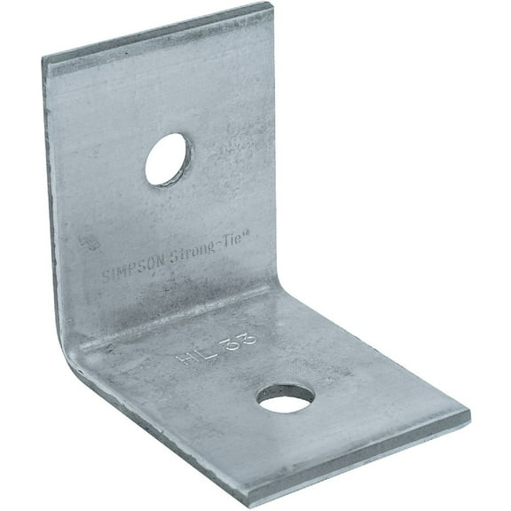 1PACK Simpson Strong Tie HL 3-1/4 in. x 2-1/2 in. Galvanized Heavy Angle