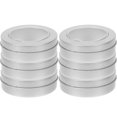 thumbnail image 4 of Silver Cookie Tins for Workshop Use with Strong Material and Exquisitely Designed Style 6Pcs, 4 of 5
