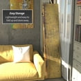 thumbnail image 3 of Oriental Furniture 6 ft. Tall Olive Prairie Canvas Room Divider - 3 Panel, 3 of 7