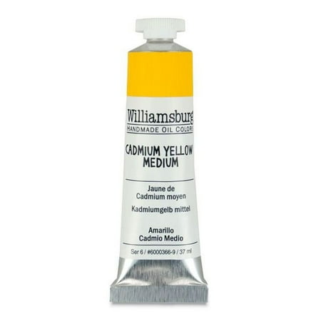 UPC: 0877463000232 | Williamsburg Handmade Oil Paint 37 ml Cadmium Yellow Medium