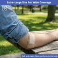 thumbnail image 5 of Painless Removal Silicone Adhesive Bandages for Sensitive Skin, Large Breathable Flexible Fabric Bandages 1.6"X4", Latex Free, Hypoallergenic, 32 Pcs, 5 of 8