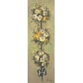 thumbnail image 2 of Stevens, Allayn 11x24 Gold Ornate Wood Framed with Double Matting Museum Art Print Titled - 2-Up Topiary Bouquet II, 2 of 4