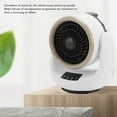 thumbnail image 4 of Calentador De Espacio, Ventilador Eléctrico Portátil 2 En 1, Temperatura Ajustable Para Dormitorio, 4 of 7