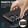 thumbnail image 5 of Dteck Slim Magnetic Leather Case for Samsung Galaxy S24 Ultra,Luxruy Business Men Women Case Flip Kikcstand Cover for Galaxy S24 Ultra, Black, 5 of 7