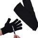 thumbnail image 3 of Guantes de seguridad de trabajo resistentes a cortes y mangas de brazo Alambre de acero inoxidable protector anti-cortes para carnicero constructor jardinero Noticed JJ14603-00B, 3 of 6