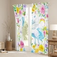 thumbnail image 3 of Feelyou Dreamy Unicorn Animal Black Out Curtains for Kids, Romantic Rose Flower Curtains Pack of 2 (42x63 Each), Fairy Tale Style Bedroom Curtains, Blackout Curtains Bedroom Decor, 3 of 6