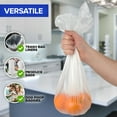 thumbnail image 3 of Stock Your Home Clear 2 Gallon Trash Bag (200 Pack) Un-Scented Small Garbage Bags for Bathroom, 3 of 7