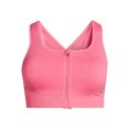 thumbnail image 3 of Avia Women's Medium Support Zip Front Sports Bra, Sizes S-3XL, 3 of 4