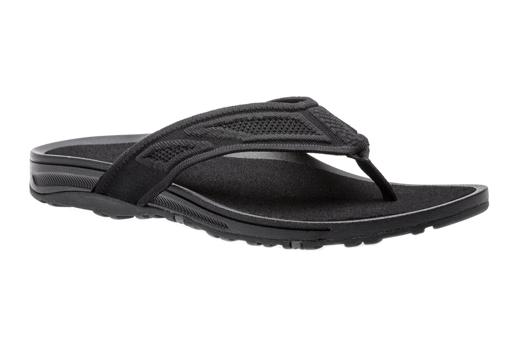 ABEO Affinity Post - Flip Flop Sandals in Black - Walmart.com