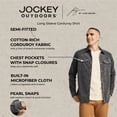 thumbnail image 3 of Jockey Outdoors Men's Corduroy Shirt, 3 of 9