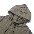thumbnail image 4 of Gupgi Men Summer Hoodie Pullover Short Sleeve Solid Color Sweatshirt Hip Hop Sweater, 4 of 10