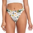 thumbnail image 1 of Fotbe Transportation Cartoon Tanga Sin Costuras para Mujer con Estampado – Panties Invisibles, Transpirables y Cómodos para Uso Diario-Medium, 1 of 6