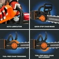 thumbnail image 4 of Worx Nitro WG350 20V Brushless 12" Cordless Chainsaw, 4 of 11