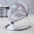 thumbnail image 3 of JUANYU Electronic Baby Swing with Smart Remote,Washable Design,0-18 Months,Grey, 3 of 10