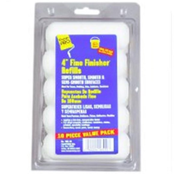 Foampro Recharges de Rouleaux de Finition Fine 165-10&44; 4 Po.