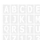 thumbnail image 5 of Plantillas de dibujo de letras, 42 Uds., plantillas reutilizables de símbolos y números, plantillas artesanales para paredes artísticas DIY, carteles 2 pulgadas, 5 of 7