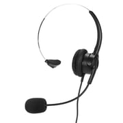 Amonsee Wired Mono Headset 3.5mm with Noise Cancelling Microphone Volume Control