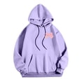 thumbnail image 3 of Cute Bow Y2K Graphic Hoodies for Women Hooded Sweatshirt with Pockets Streetwear Pullover Tops, 3 of 8