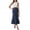 Blue, variant on Long Skirts for Women Comfort Waist Floral A Line Skirts Summer Lightweight Wedding Guest Party Causal Skirts, L