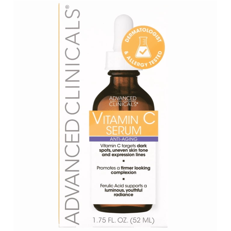 ADVANCED CLINICALS Vitamin C Face Serum 1.75 fl oz Anti-Aging