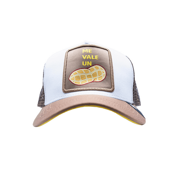 Gorra Visera curva con malla y ajustador Pook Frase Me Vale un Cacahuate
