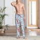 thumbnail image 2 of Fotbe Lobsters Pantalones de Pijama para Hombre, Pantalones de Dormir, Pantalones de Casa con Cintura Ajustable y Bolsillos-3X-Large, 2 of 6