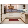 thumbnail image 6 of Ahgly Company Machine Washable Indoor Rectangle Transitional Dark Red Area Rugs, 4' x 6', 6 of 7