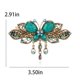 thumbnail image 2 of FAFAHOUSE 2 PACK Vintage Styling Butterfly Barrettes Hair Clips Brass Rhinestone Jewelry Bridal Hairpin Bridesmaid for Women, 2 of 3