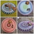 thumbnail image 2 of Bohemia Style Round Mandala Picnic Beach Towels 150*150cm, 2 of 2