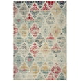 thumbnail image 2 of SAFAVIEH Madison Darin Vintage Damask Area Rug, Ivory/Blue, 5'3" x 7'6", 2 of 7