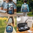 thumbnail image 3 of Yuyamidu Cool Shark Backpack Set of 4 with Lunch Box Elementary School Backpack for Boys Blue Bookbag with Lunch Box Preschool Kids 17 Inch Schoolbag, 3 of 8