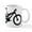 White, variant on CafePress - Black Mountain Bike Bicycle Mug - 11 oz Ceramic Mug - Novelty Coffee Tea Cup
