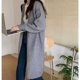 thumbnail image 5 of Suéter de mujer de principios de otoño, estilo coreano, estilo holgado, cárdigan de punto de longitud media, abrigo europeo de alta gama, 5 of 5
