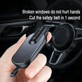 thumbnail image 4 of TIMIFIS Window Breaker Mini Car Safety Hammer Safety Belt Cutter One Second Window Breaking Rescue Escape Tool Land And Underwater Glass Crusher ummer, 4 of 9