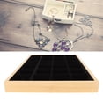 thumbnail image 1 of 24 Grids Jewelry Organizer Tray Stackable Velvet Jewelry Trays Drawer Inserts Earring Organizer For Women Girls Jewelry Storage Display Case For Rings Earring Necklaces, 1 of 8