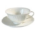 thumbnail image 1 of 1 Set Ceramic Cup French Style Vintage Milk Mug Coffee Cup Saucer Water Cup, 1 of 8