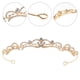 thumbnail image 3 of KAKOWELY Tiaras de boda con corona, elegante diadema de novia con diamantes de imitación, tiara para mujer, 3 of 4