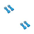 thumbnail image 3 of Vogacara Paquete de 2 1/28 Control remoto Coche Brazos oscilantes superiores Mejora Simulación Crawler Reemplazo de pieza de automóvil para Cielo azul 2piezas, 3 of 6
