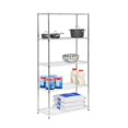 thumbnail image 1 of Honey-Can-Do SHF-01913 5-Tier Adjustable Shelving System, 16-Inch by 36-Inch by 72-Inch, Chrome, 1 of 4