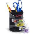 thumbnail image 2 of Officemate Supply Organizer, 7 Compartments, Black/Clear, 2 of 4