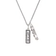 thumbnail image 2 of Delight Jewelry Silvertone Let It Go Silvertone Best Friends Forever Bar Charm Necklace, 23", 2 of 4
