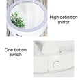 thumbnail image 4 of Clearance sale Makeup Mirror LED Mirror Table Desktop Countertop Bright Adjustable Recharge Batteries Mirror With Storage Box, 4 of 12